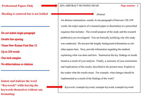 How To Write A Psychology Dissertation Abstract In Apa Format