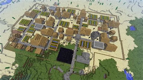 Huge Village Minecraft Map