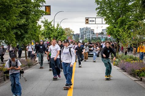 Hundreds Of Skateboarders Hit The Pavement To Celebrate Go Skate Day In