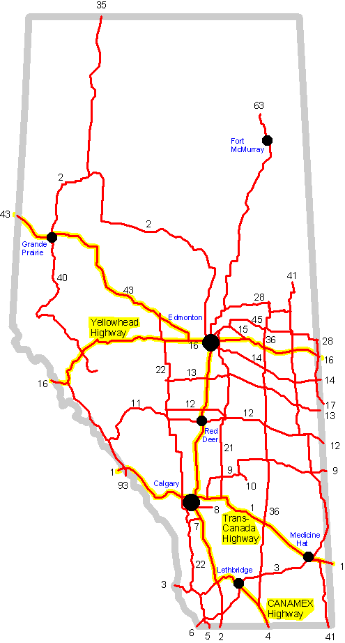 Hwy 1 Alberta Guide: Maps And Routes