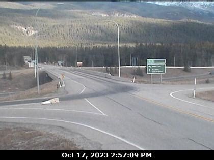 Hwy 1 At Hwy 93 South Junction Looking East Elevation 1459 Metres