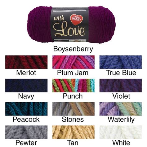 I Love This Yarn Variegated Color Chart