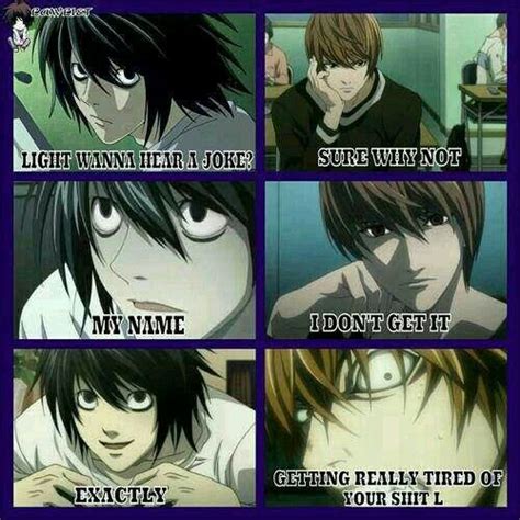 I Think I Laughed More Than I Should Have Death Note Funny Death