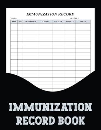 Immunization Record Book Keep Your Child S Immunization Records Safe