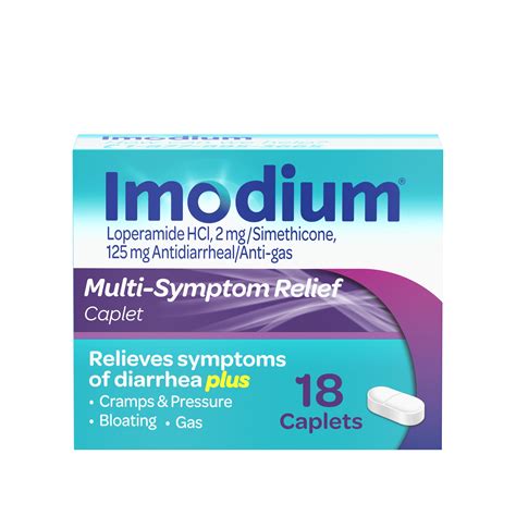 Imodium Multi Symptom Relief Anti Diarrheal Medicine Caplets Imodium