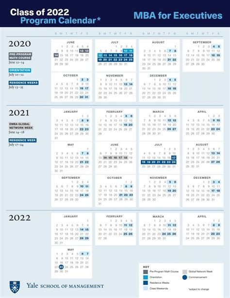 Impressive Academic Calendar Yale School Of Medicine School Of