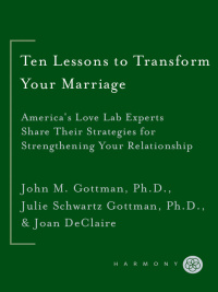 In Ten Lessons To Transform Your Marriage Marital Psychologists John