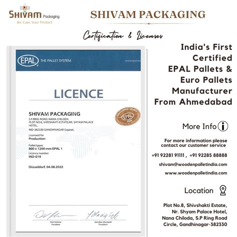 India Amp 39 S 1St Certified Amp Licence Holder Of Epal Pallets Manufacturer