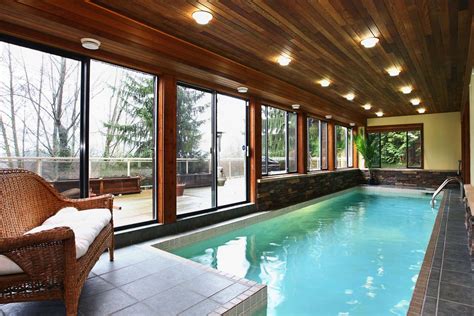 Indoor Lap Pool At British Properties West Vancouver