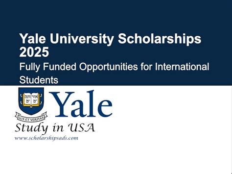 Information About Yale University Scholarships For International