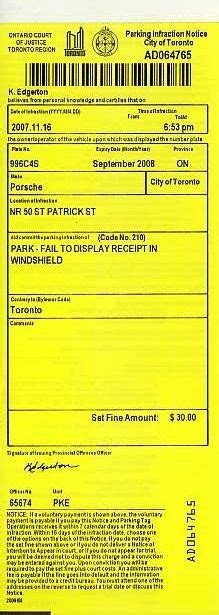 Ing Toronto Parking Authority Rennlist Discussion Forums