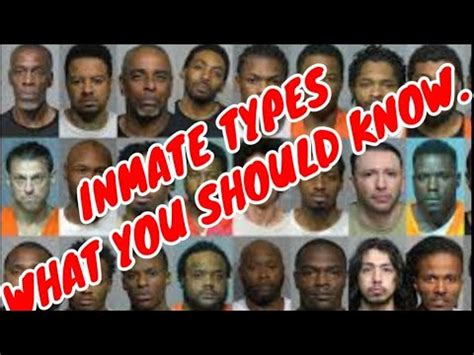 Inmate Types What You Should Know 6 10 Prisonreform Prisonlife Tips