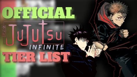 Innate Tier List For Jujutsu Infinite Youtube