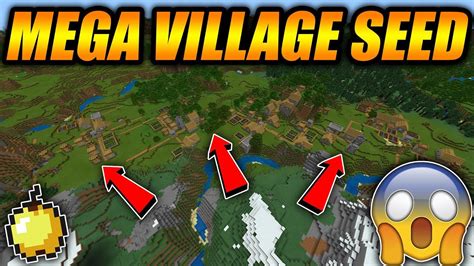 Insane Mega Village At Spawn Seed Minecraft Bedrock Edition Survival