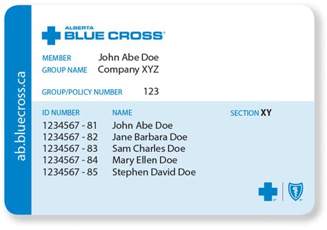 Introducing The New Alberta Blue Cross Id Card Alberta Blue Cross