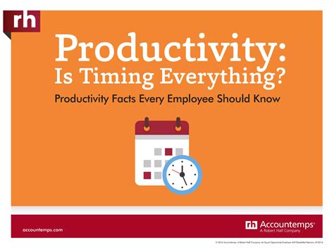 Is Timing Everything Productivity Facts Every Employee Should Know