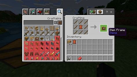 Item Frame Minecraft Recipe