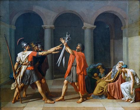 Jacques Louis David Oath Of The Horatii Renaissance Through