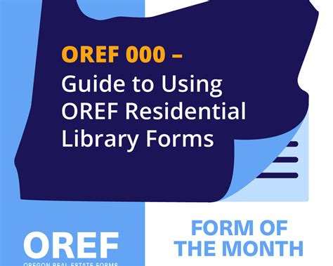 Jan 2023 Form Of The Month Oref 000 Guide To Using Oref Residential