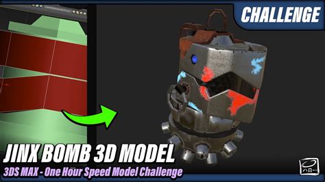 Jinx Bomb Arcane 3D Speed Modeling Challenge Youtube