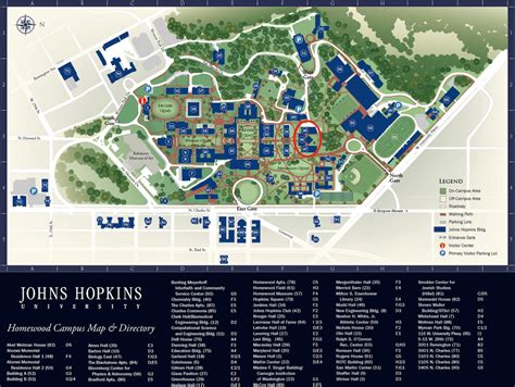 Johns Hopkins University Homewood Campus Map China Map Tourist