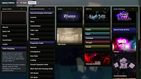Jujutsu Infite Trello
