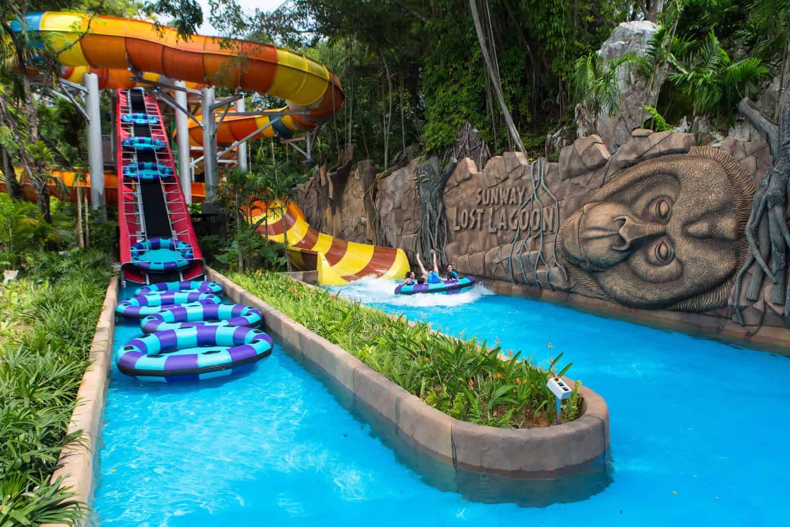 Jungle Fury Ride At Nickelodeon Lost Lagoon In Sunway Lagoon Malaysia