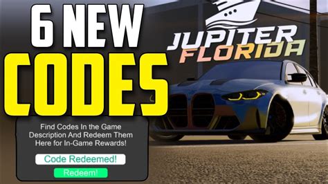 Jupiter Florida Roblox Codes