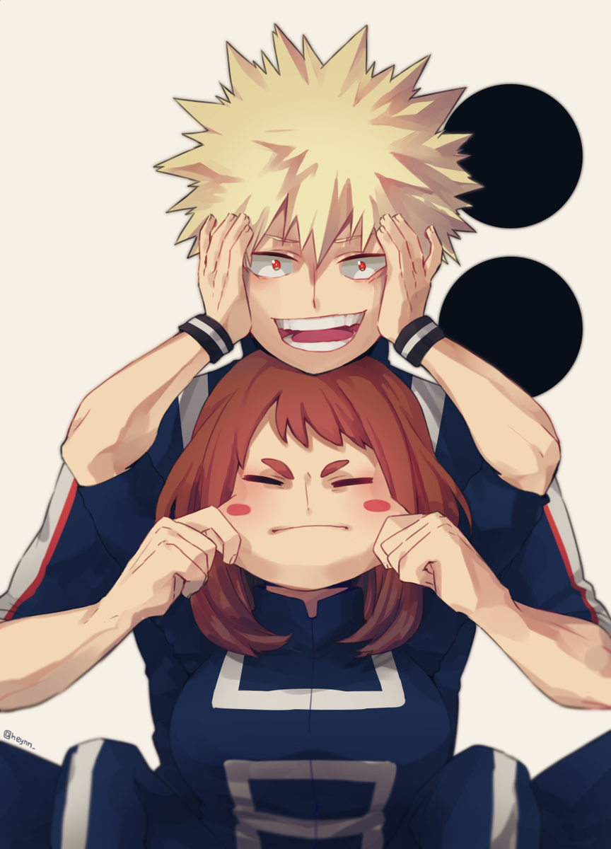 Katsuki Bakugou X Uraraka Ochako Boku No Hero Academia Personajes