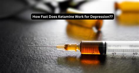 Ketamine Treatment Apn: Fast Depression Relief