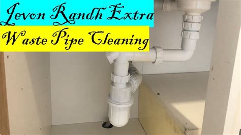 Kitchen Sink Waste Pipe Cleaning Secrets Diy Youtube