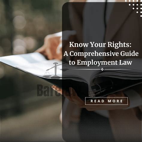 Know Your Rights A Comprehensive Guide To Employment Law Barelaw