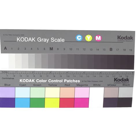 Kodak Color Separation Guide And Gray Scale 1527654 B Amp H Photo