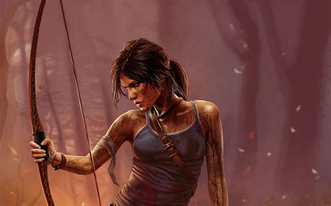 Lara Croft Tomb Raider Portrait 4K Hd Games Wallpapers Hd Wallpapers