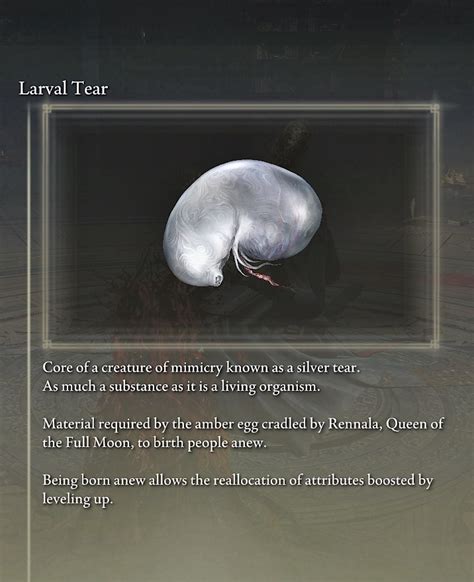 Larval Tear Elden Ring: Boosts Survival