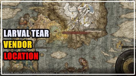 Larval Tear Vendor Location Elden Ring Youtube