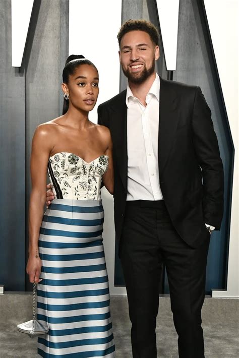 Laura Harrier And Klay Thompson Amp 39 S Cutest Pictures Popsugar Celebrity