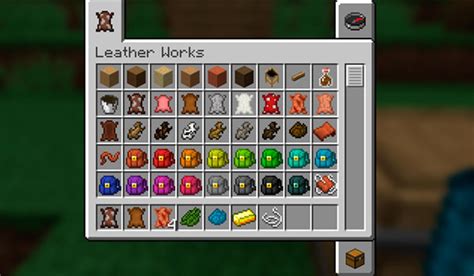 Leather Works Mod Para Minecraft 1 12 2 1 10 2 Zonacraft