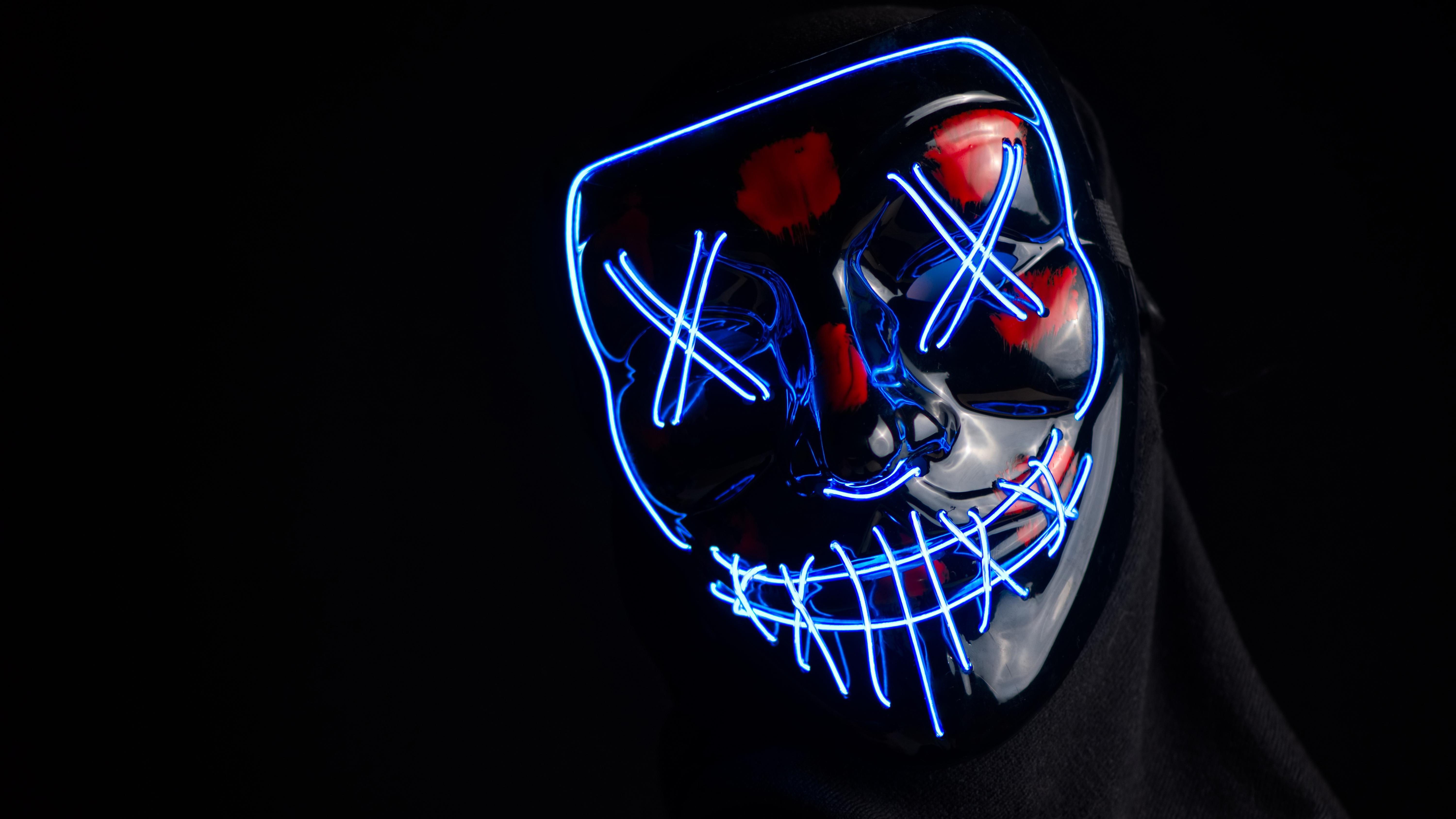 Led Mask Wallpapers Top Free Led Mask Backgrounds Wallpaperaccess