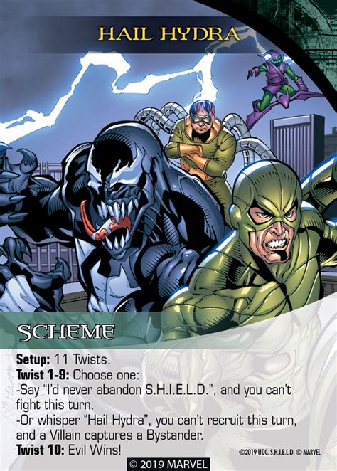 Legendary S H I E L D Card Preview Hail Hydra Upper Deck Blog