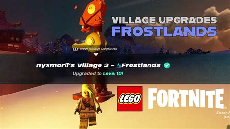 Lego Fortnite Village Upgrade List Upgrade Materials