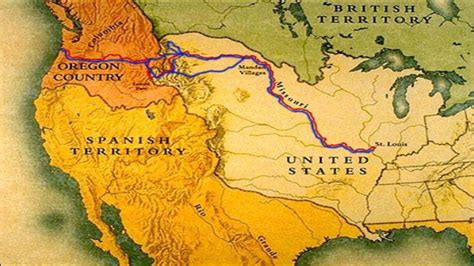 Lewis And Clark Journey Map