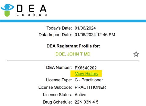 License Changes Search Dea Lookup Com