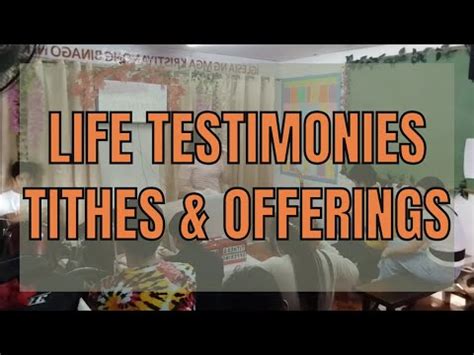 Life Testimonies Tithes And Offerings April 9 2023 Youth Service