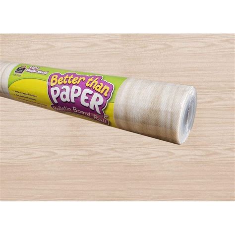 Light Maple Wood Better Than Paper Bulletin Board Roll Beyond The