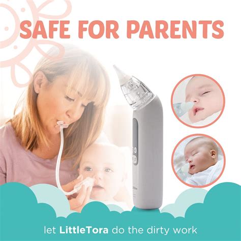 Littetora Rechargeable Baby Nasal Aspirator Electric Nose Sucker Baby