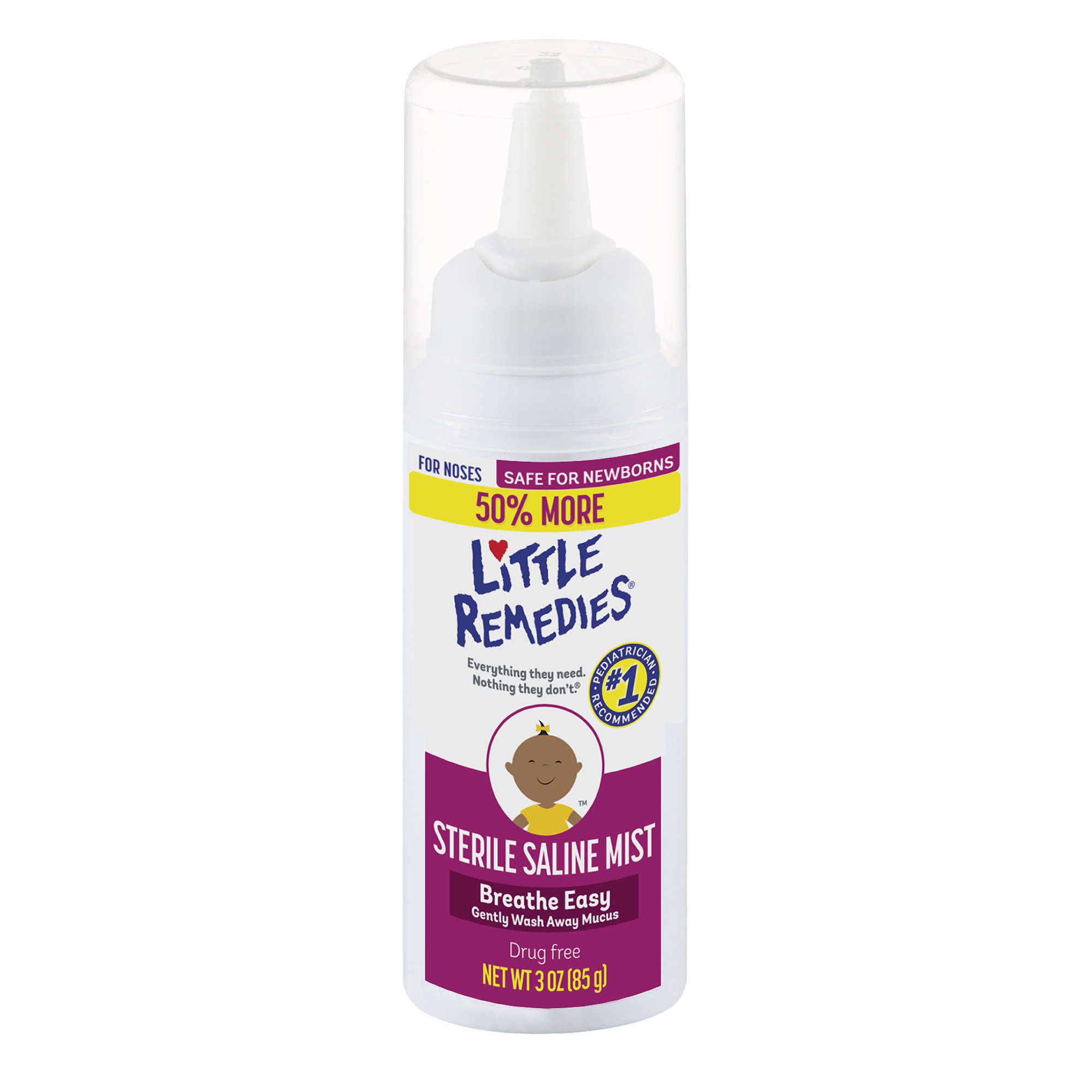 Little Remedies Sterile Saline Nasal Mist Safe For Newborns 2 Fl Oz