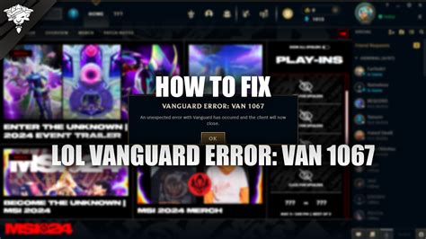 Lol Vanguard Error: Fix Now & Play Smoothly