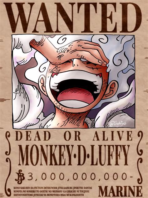 Luffy Bounty Poster