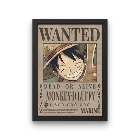 Luffy Highest Bounty: $1.5B Reward